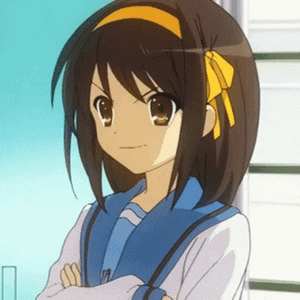 This is the Avatar Image for the Haruhi Suzumiya AI Voice and Text to Speech Generator
